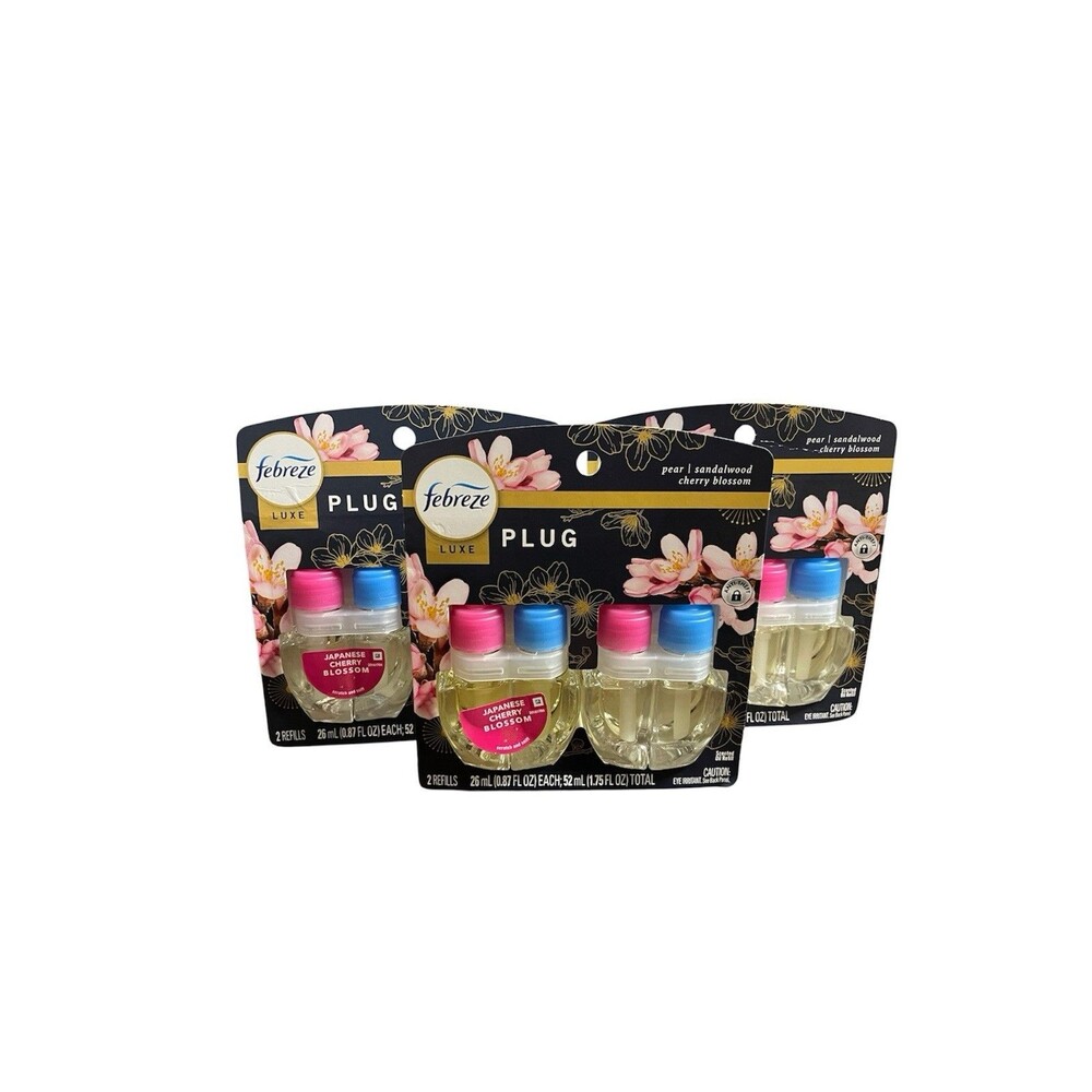 Febreze LUXE Air Refills Plug JAPANESE CHERRY BLOSSOM